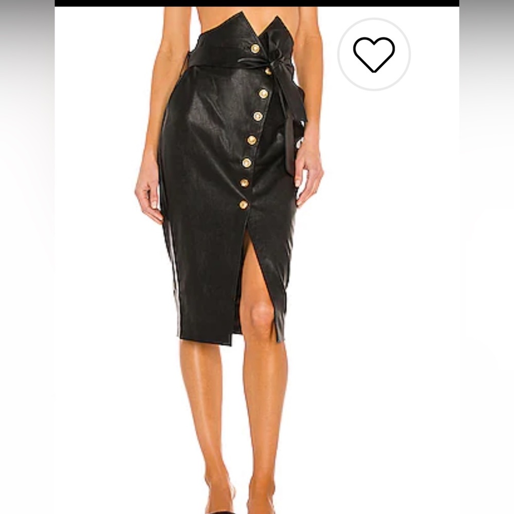 Genuine Leather sexy/classy high waisted posh skirt purchased from REVOLVE.